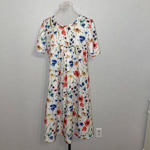 Noracora Floral Dress Medium Noracora Floral Dress Medium
